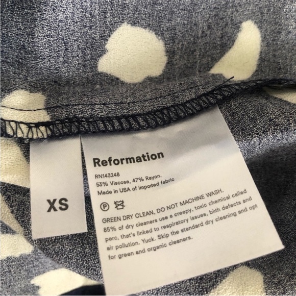 Reformation Cady Dress in Splatter - Picture 7 of 7